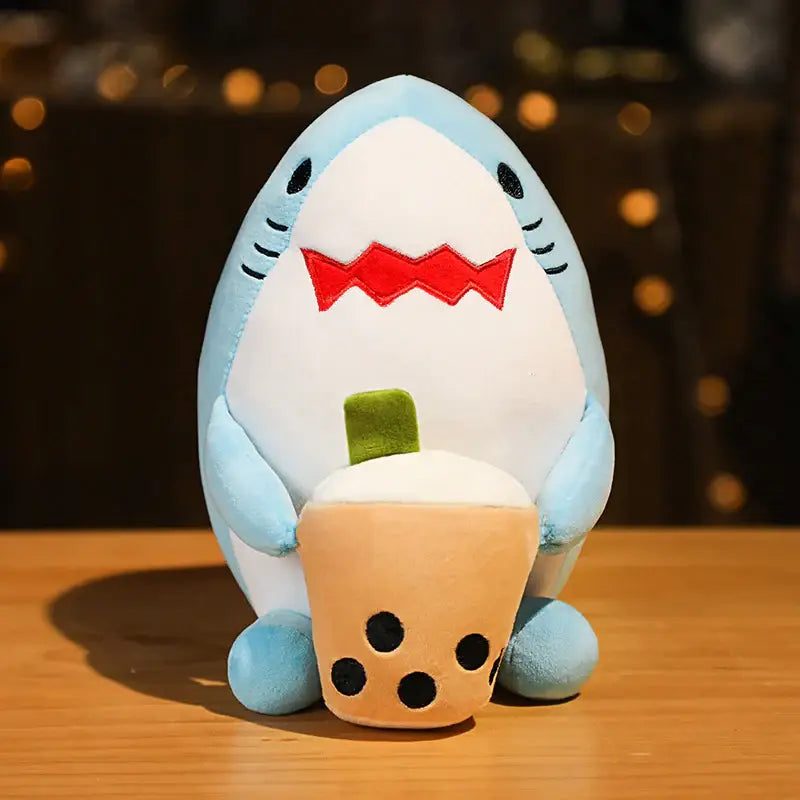 Kawaii Shark Bubble Tea Plushie
